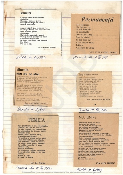 M-1380-3 - Poezii. ION ALEXANDRU DURAC